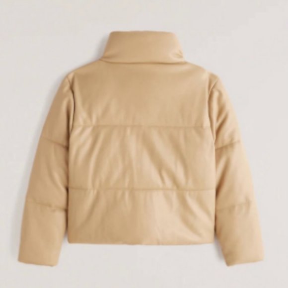 A&F Vegan Leather Mini Puffer - Picture 2 of 3